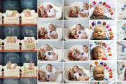 10 formas de capturar el primer año del bebé