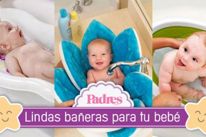 Divertidas bañeras para bebés