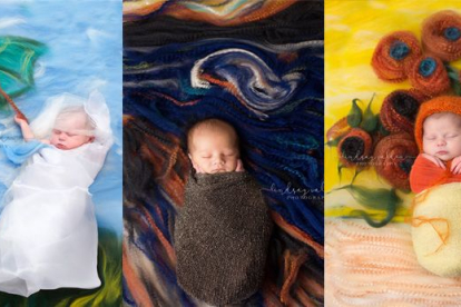 Bebés en pinturas famosas