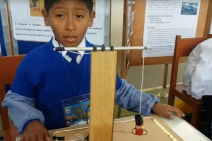 Este pequeño inventó un sensor para salvar vidas ante sismos