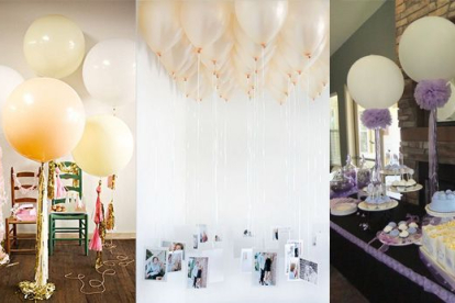 10 originales ideas de decoración con globos para bautizo