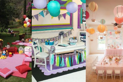 10 ideas de decoración para fiestas infantiles