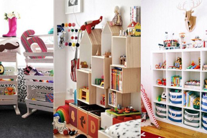 10 prácticos jugueteros para el cuarto de los niños